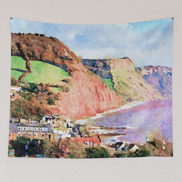 Item preview, Sidmouth Watercolour Painting designed and sold by LeonArtworks.