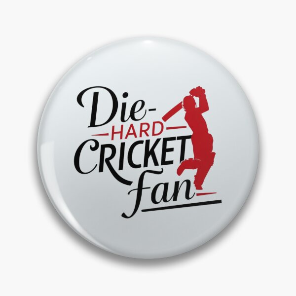 Item preview, Die Hard Cricket Fan designed and sold by Jollys-ArtShop.
