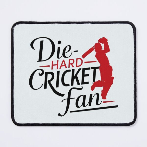 Item preview, Die Hard Cricket Fan designed and sold by Jollys-ArtShop.