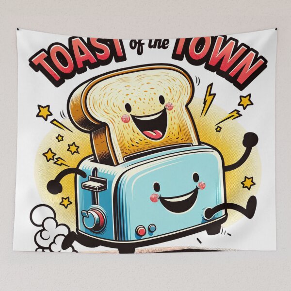 Item preview, Cheerful Slice Of Toast designed and sold by dvirmalka.