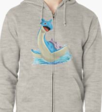 Lapras Pokemon Lets go Zipped Hoodie