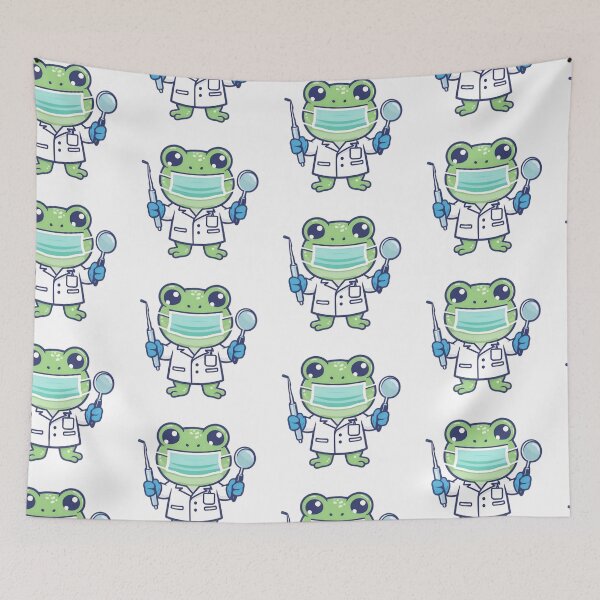 Item preview, A Cute Dentist Frog designed and sold by DWorriBHappi.