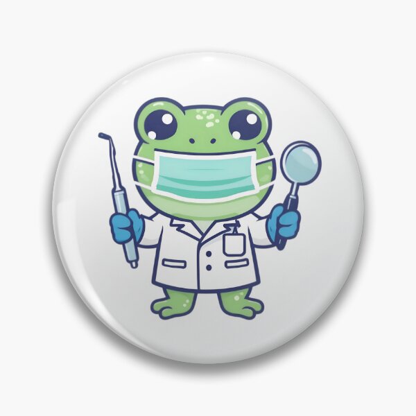 Item preview, A Cute Dentist Frog designed and sold by DWorriBHappi.