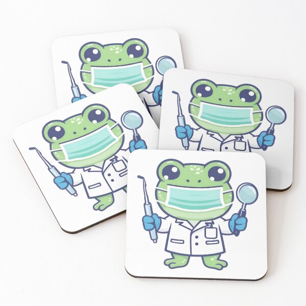 Item preview, A Cute Dentist Frog designed and sold by DWorriBHappi.
