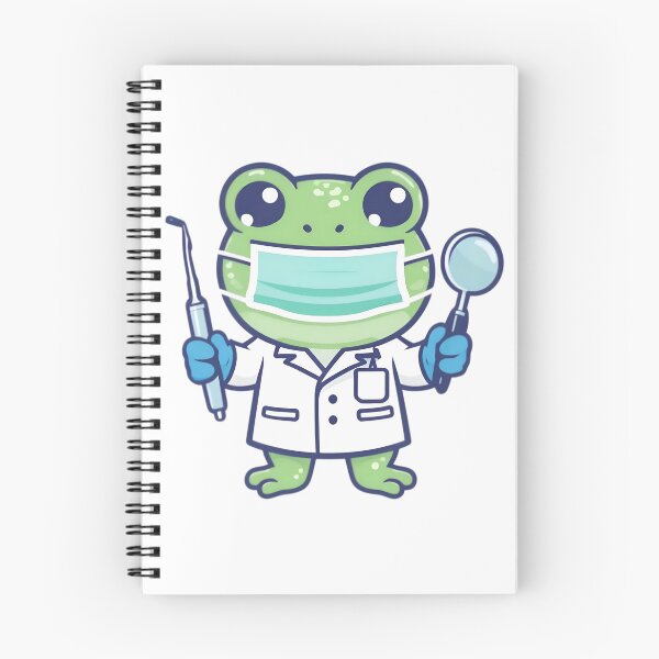 Item preview, A Cute Dentist Frog designed and sold by DWorriBHappi.