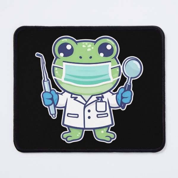 Item preview, A Cute Dentist Frog designed and sold by DWorriBHappi.