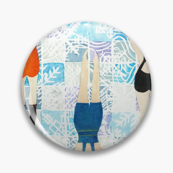 Artikelvorschau, Art Deco Wild Swimmers 24 entworfen und verkauft von Hayley Holliday.