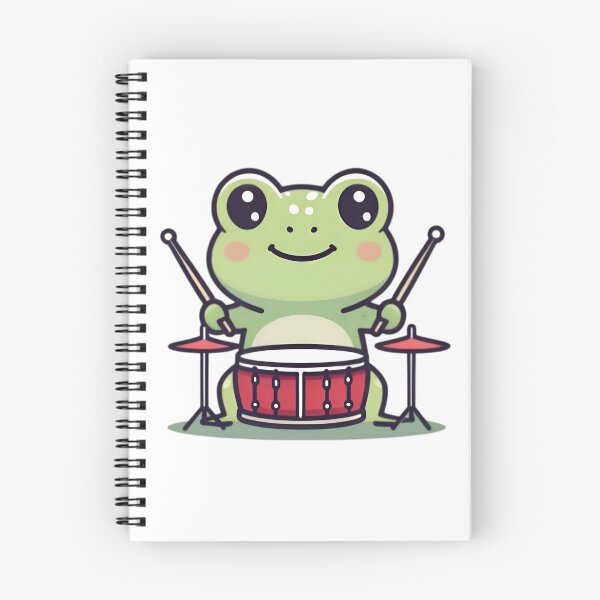 Item preview, A Cute Drummer Frog designed and sold by DWorriBHappi.
