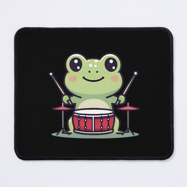 Item preview, A Cute Drummer Frog designed and sold by DWorriBHappi.