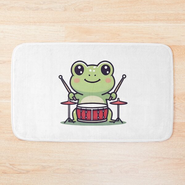 Item preview, A Cute Drummer Frog designed and sold by DWorriBHappi.