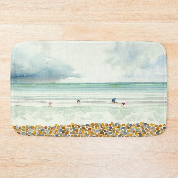 Item preview, Winter Sea Swimmers in bobble hats  designed and sold by Hayley Holliday.