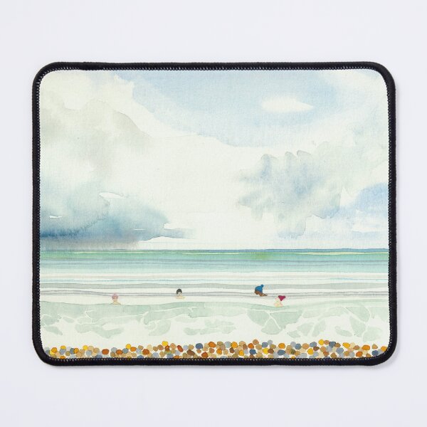 Item preview, Winter Sea Swimmers in bobble hats designed and sold by Hayley Holliday.