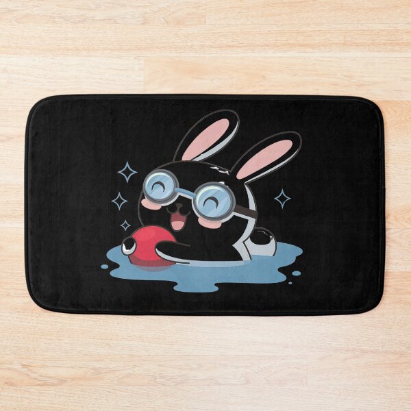 Item preview, Playful Bunny in Water designed and sold by Zwembad Vergelijker.