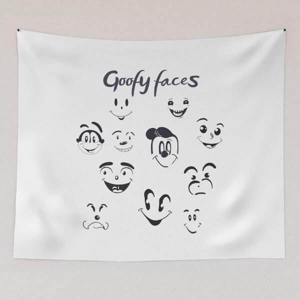 Item preview, Goofy Faces (WHITE) designed and sold by RED-MOUSE.