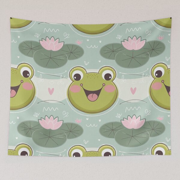 Item preview, Whimsical Frog Pond designed and sold by Furbulous Faces.