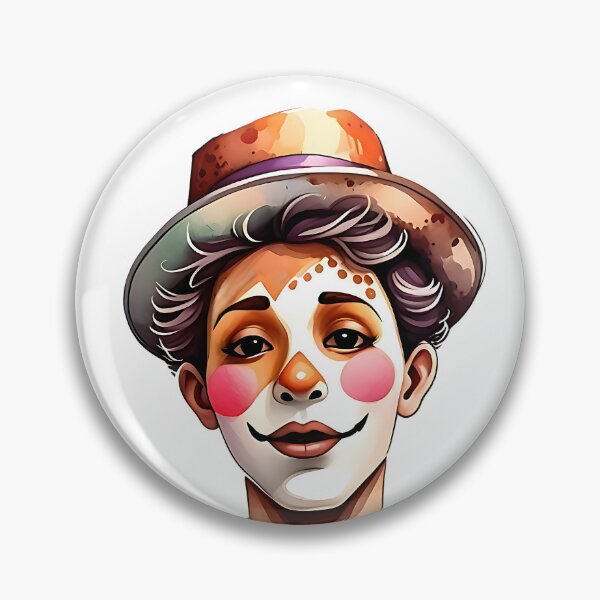 Item preview, Colorful Mime Watercolor Art Design designed and sold by Liseri.