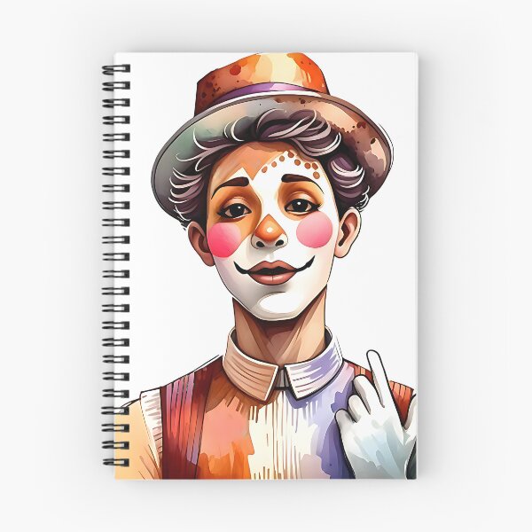 Item preview, Colorful Mime Watercolor Art Design designed and sold by Liseri.