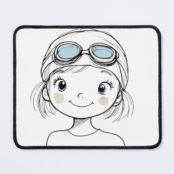 Item preview, Sweet Swimmer Girl designed and sold by Zwembad Vergelijker.