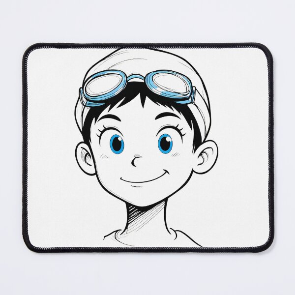 Item preview, Bright-Eyed Swimmer designed and sold by Zwembad Vergelijker.