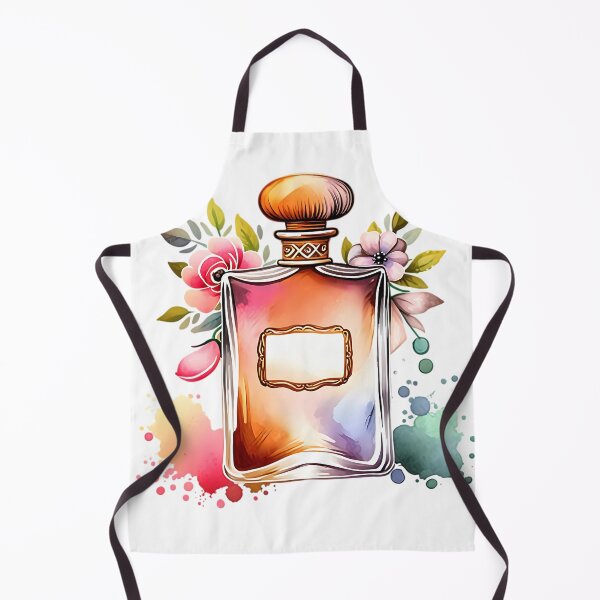 Item preview, Watercolor Perfume Bottle with Floral Accents designed and sold by Liseri.