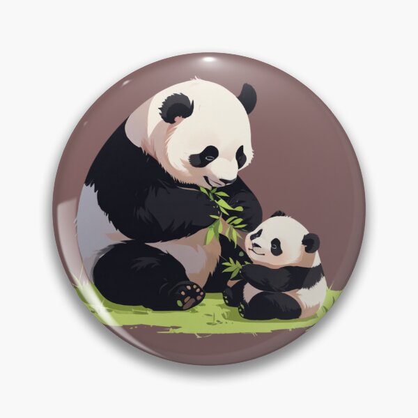 Item preview, Mama panda and her cub designed and sold by PawPurfect.