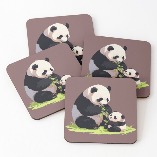 Item preview, Mama panda and her cub designed and sold by PawPurfect.