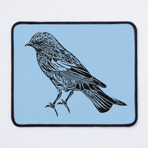 Item preview, Yellow Rumped Warbler Black Design  designed and sold by designsasstultd.