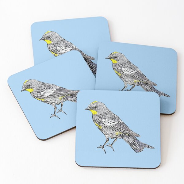 Item preview, Yellow Rumped Warbler Black Alternate Design  designed and sold by designsasstultd.