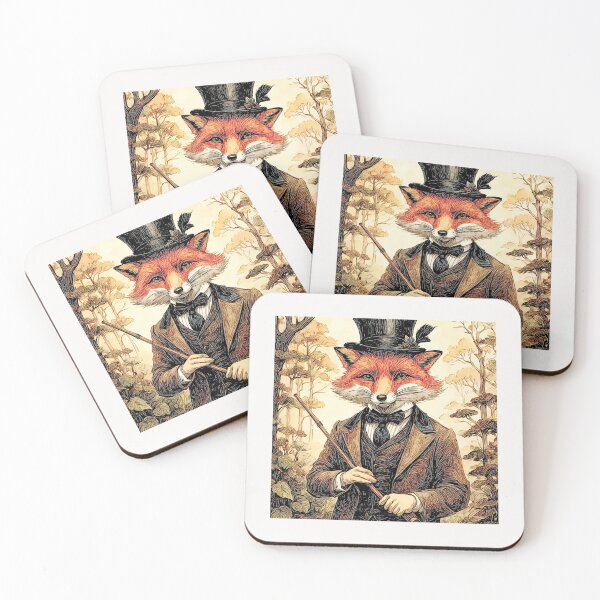 Item preview, The well-dressed english fox #4 designed and sold by Helios Be. Lavsh.