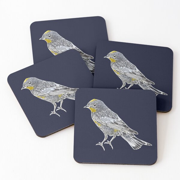 Item preview, Yellow Rumped Warbler White Alternate Design  designed and sold by designsasstultd.