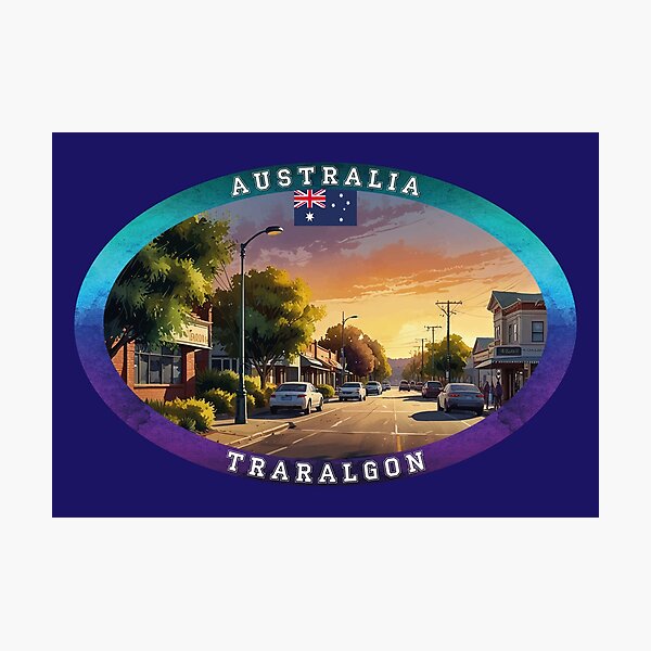 Item preview, Traralgon Australia Travel designed and sold by Thistle-TShop.