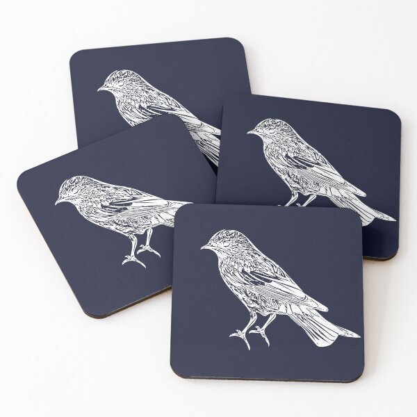 Item preview, Yellow Rumped Warbler White Design  designed and sold by designsasstultd.
