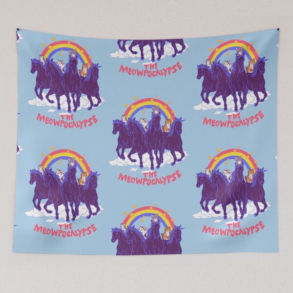 Item preview, Four Horsemittens Of The Meowpocalypse designed and sold by wytrab8.