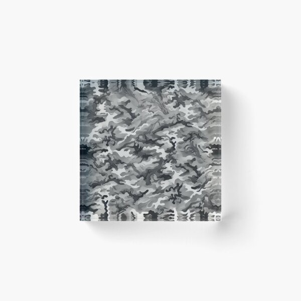Item preview, Black, White, and Gray Urban Camouflage designed and sold by Meta2Physical.
