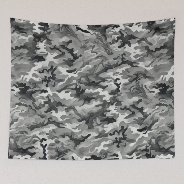 Item preview, Black, White, and Gray Urban Camouflage designed and sold by Meta2Physical.