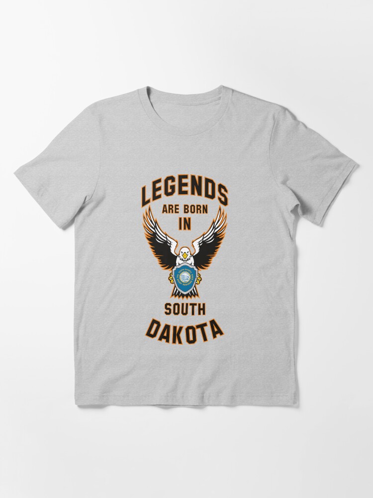 Alternate view of Legends are born in South Dakota T-shirt Essential T-Shirt