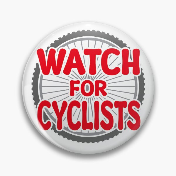 Aperçu de l'œuvre Attention aux cyclistes créée et vendue par PurpleCowStudio.