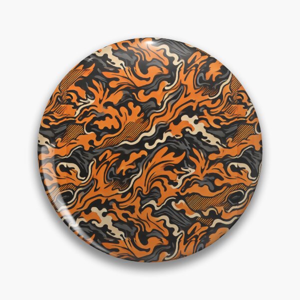 Item preview, Orange Flame Modern Urban Camo designed and sold by Meta2Physical.