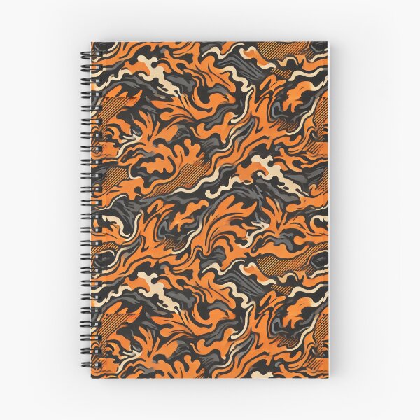 Item preview, Orange Flame Modern Urban Camo designed and sold by Meta2Physical.