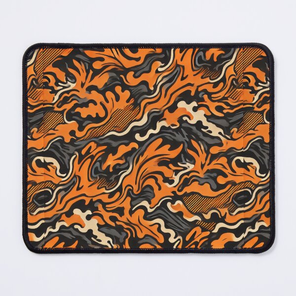 Item preview, Orange Flame Modern Urban Camo designed and sold by Meta2Physical.