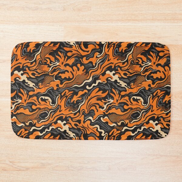 Item preview, Orange Flame Modern Urban Camo designed and sold by Meta2Physical.