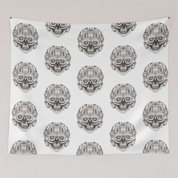 Item preview, Cyberpunk skull surreal art. designed and sold by Jiwsurreal.