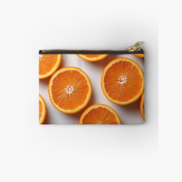 Item preview, Orange slices spread out on a white background designed and sold by TJprint.