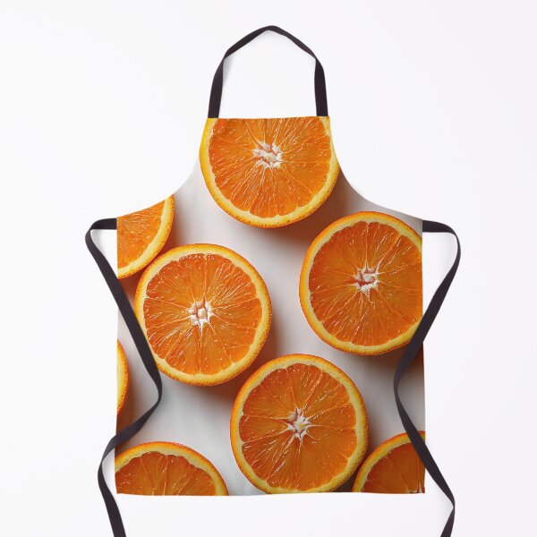 Item preview, Orange slices spread out on a white background designed and sold by TJprint.