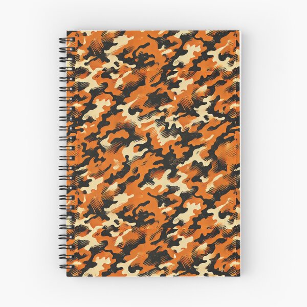 Item preview, Wild Flame Orange Urban Camouflage designed and sold by Meta2Physical.
