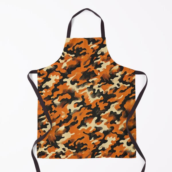 Item preview, Wild Flame Orange Urban Camouflage designed and sold by Meta2Physical.