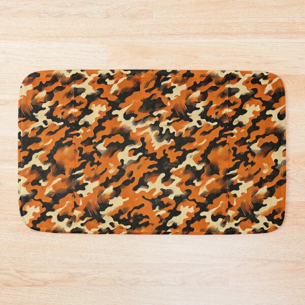 Item preview, Wild Flame Orange Urban Camouflage designed and sold by Meta2Physical.
