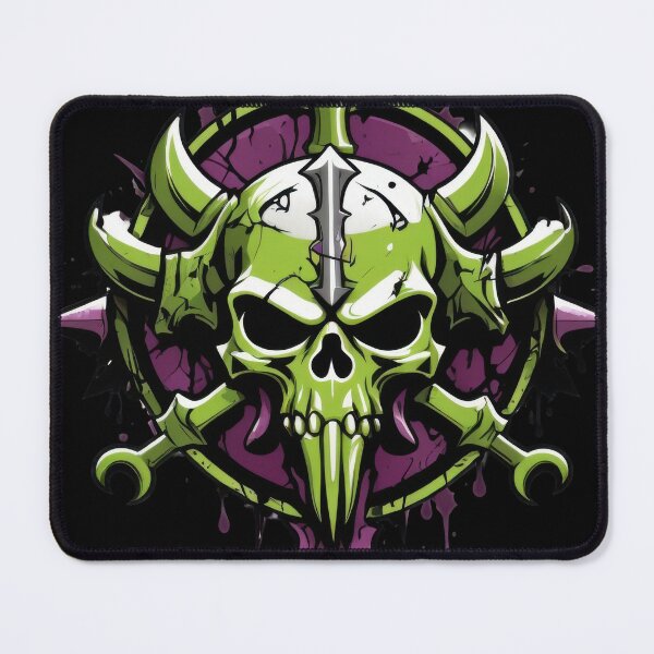 Item preview, Nurgle Skull Emblem designed and sold by dustcrawler.