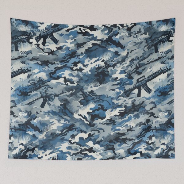 Item preview, Tactical Blue Camouflage designed and sold by Meta2Physical.