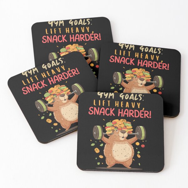 Item preview, Gym Goals Funny Capybara – Lift Heavy, Snack Harder! designed and sold by VisualArtsOasis.